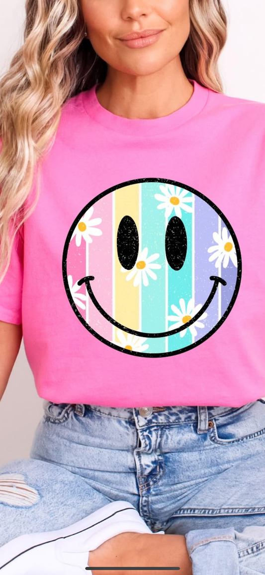 Rainbow Daisy Smiey