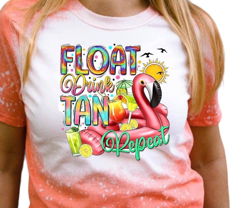 Float Drink Tan Repeat