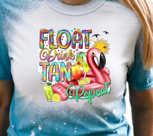 Float Drink Tan Repeat