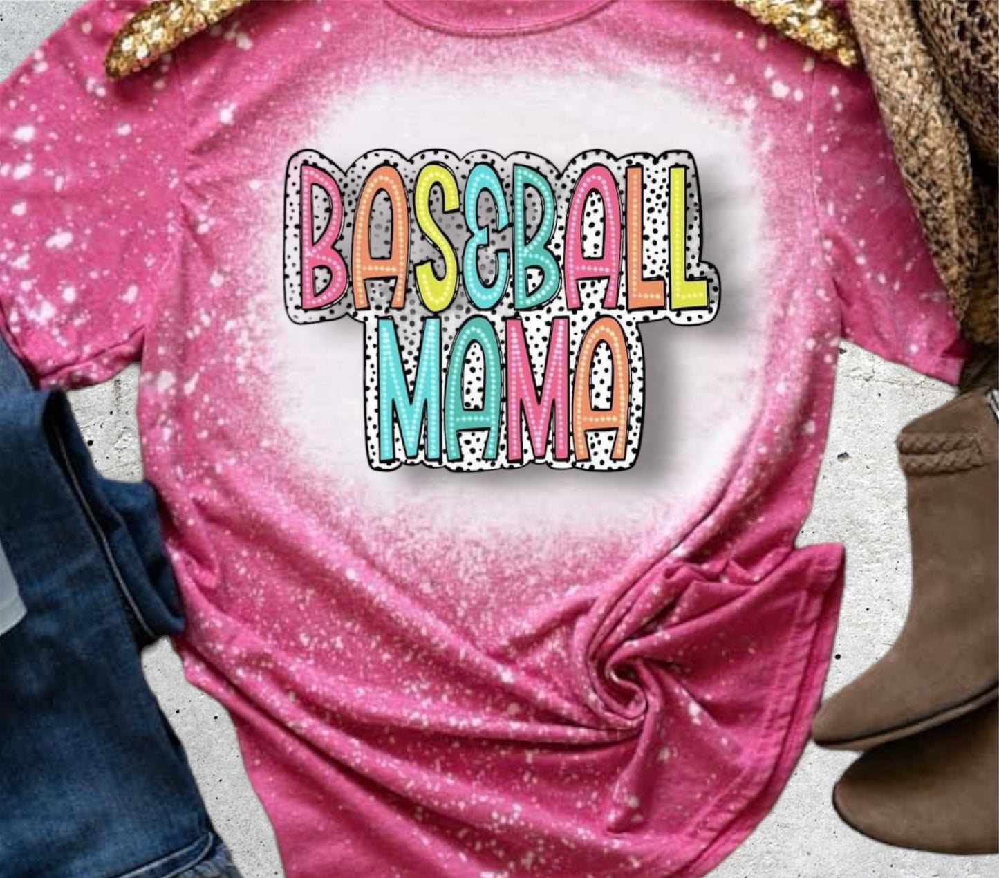 Dalmatian Baseball Mom